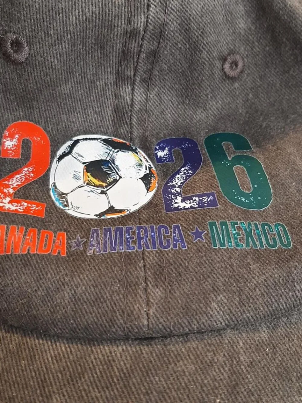 NEW ! 2026 Men Soccer Game Canada/America/Mexica Hat